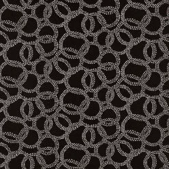 Bella-Dura® Hansel Black/White 54" Fabric