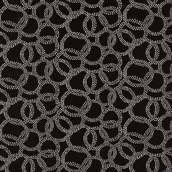 Bella-Dura® Hansel Black/White 54" Fabric 3 Bella-Dura® Hansel Black/White 54" Fabric