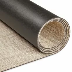 Chilewich Ikat Bone 72" Floor Covering Fabric