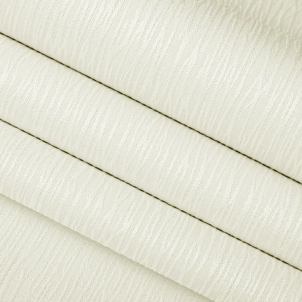 Europatex NYX Parchment 55" Blackout Drapery Fabric 4 Europatex NYX Parchment 55" Blackout Drapery Fabric - Image 2