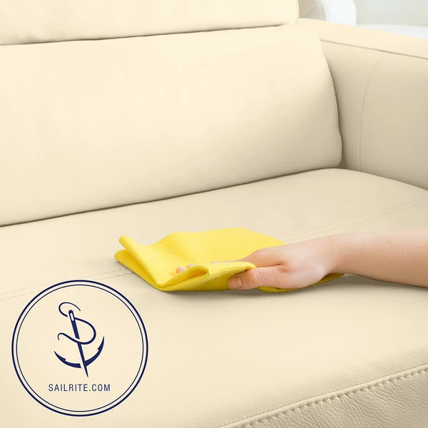 EverSoft™ Indoor/Outdoor Off White 54" Vinyl Fabric 6 EverSoft™ Indoor/Outdoor Off White 54" Vinyl Fabric - Image 4