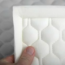 EverSoft™ Silver Hexagon Stitched Foam Backed Vinyl -Hot Sale Fabric Store EverSoft Silver Hexagon Stitched Foam Backed Vinyl 4