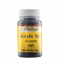 Fiebing's Acrylic Dye For Leather Black 2 Oz.