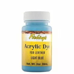 Fiebing's Acrylic Dye For Leather Light Blue 2 Oz.