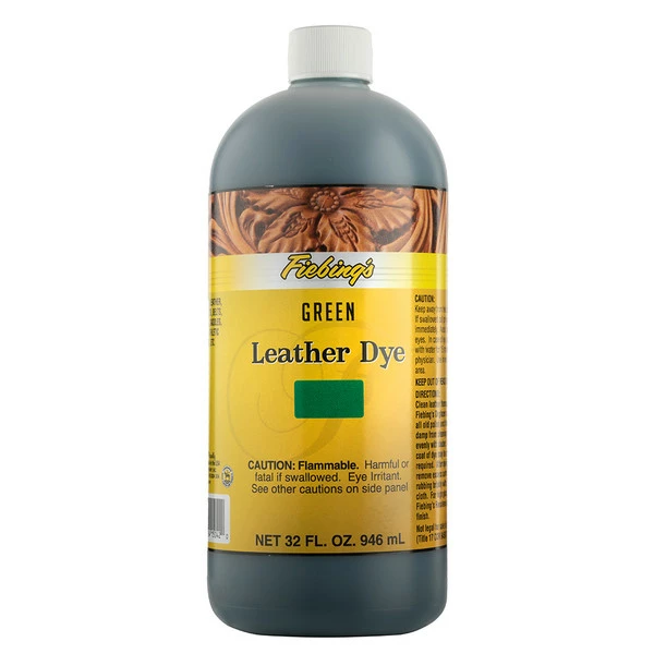 Fiebing's Leather Dye Green 32 Oz. 3 Fiebing's Leather Dye Green 32 Oz.
