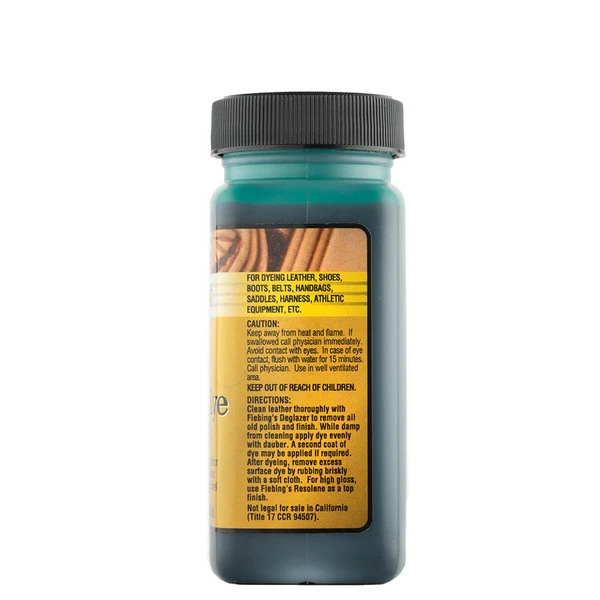 Fiebing's Leather Dye Green 4 Oz. 4 Fiebing's Leather Dye Green 4 Oz. - Image 2