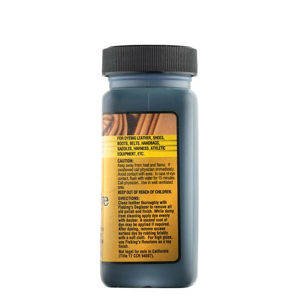Fiebing's Leather Dye Light Blue 4 Oz. 4 Fiebing's Leather Dye Light Blue 4 Oz. - Image 2