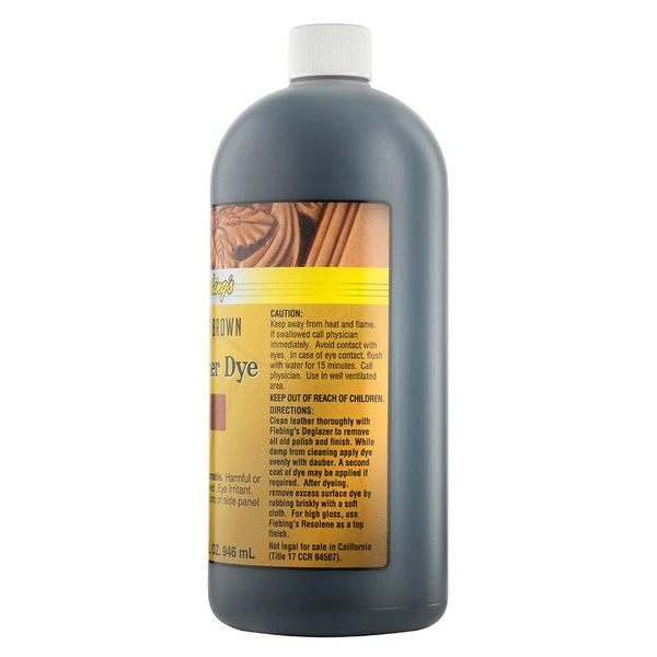 Fiebing's Leather Dye Light Brown 32 Oz. 5 Fiebing's Leather Dye Light Brown 32 Oz. - Image 3