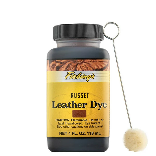 Fiebing's Leather Dye Russet 4 Oz. 2 Fiebing's Leather Dye Russet 4 Oz.
