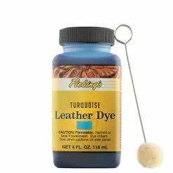 Fiebing's Leather Dye Turquoise 4 Oz.