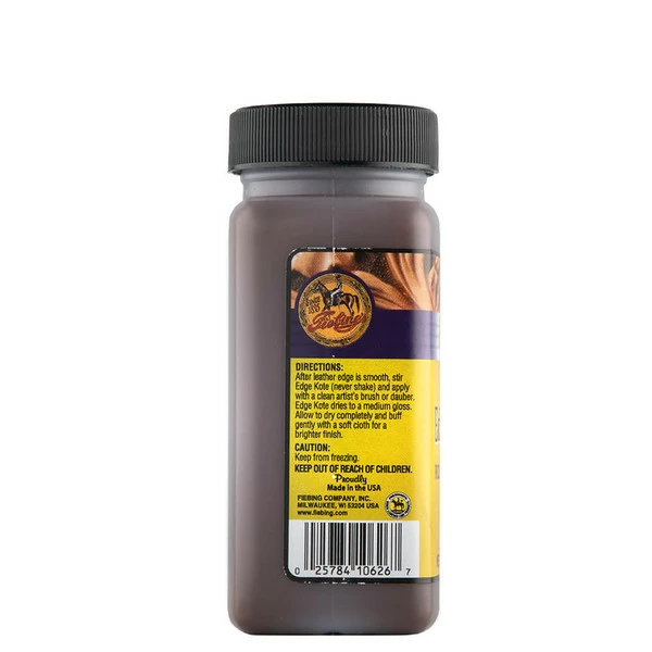 Fiebing's Leather Edge Kote® Brown 4 Oz. 4 Fiebing's Leather Edge Kote® Brown 4 Oz. - Image 2