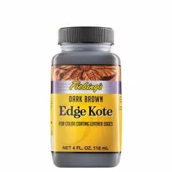 Fiebing's Leather Edge KoteĀ® Dark Brown 4 Oz.