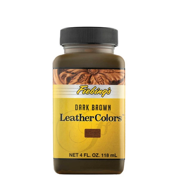 Fiebing's LeatherColors® Dark Brown 4 Oz. 3 Fiebing's LeatherColors® Dark Brown 4 Oz.