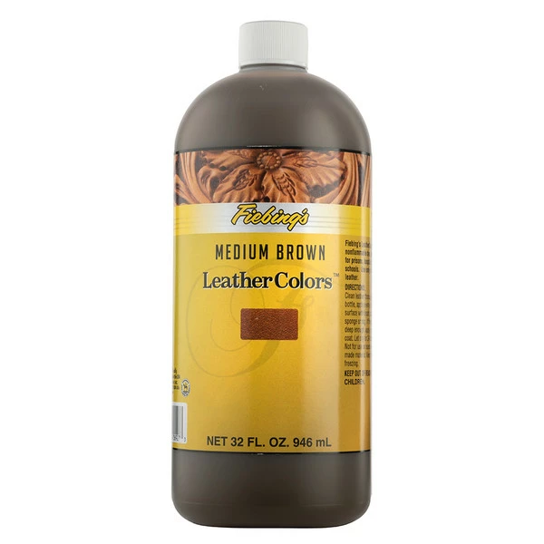 Fiebing's LeatherColors® Medium Brown 32 Oz. 3 Fiebing's LeatherColors® Medium Brown 32 Oz.