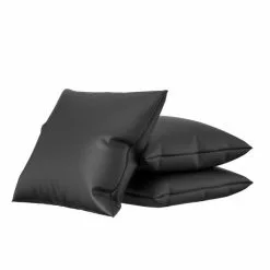 Naugahyde Nauga Soft Black Satin 54" Vinyl Fabric -Hot Sale Fabric Store Nauga Soft Vinyl Black Satin 54 902