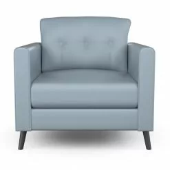 Naugahyde Nauga Soft Blue Fog 54" Vinyl Fabric -Hot Sale Fabric Store Nauga Soft Vinyl Blue Fog 54 901