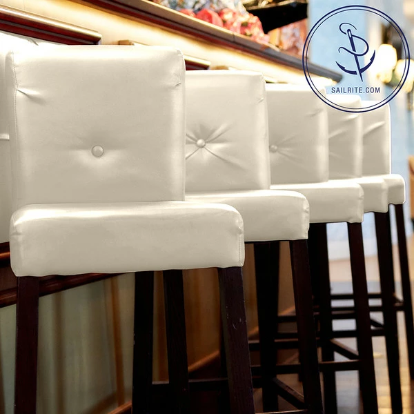 Naugahyde® All American Adobe White 54" Vinyl Fabric 8 Naugahyde® All American Adobe White 54" Vinyl Fabric - Image 6