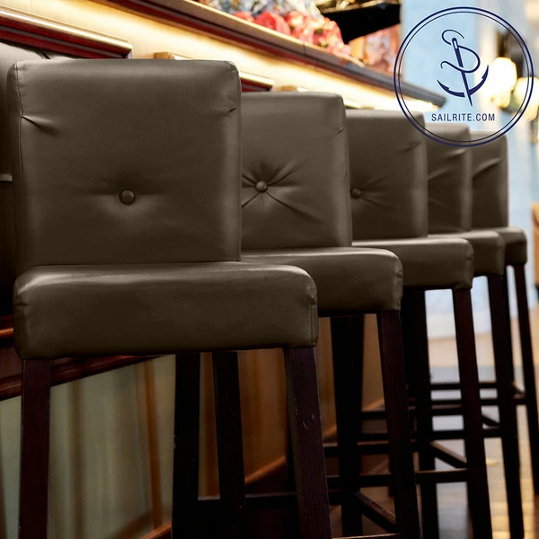 Naugahyde® All American Gunmetal 54" Vinyl Fabric 8 Naugahyde® All American Gunmetal 54" Vinyl Fabric - Image 6