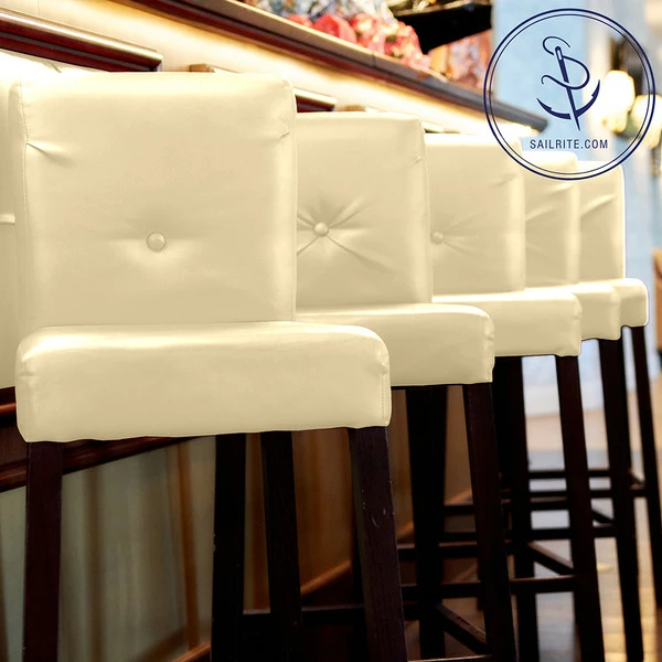 Naugahyde® All American Parchment 54" Vinyl Fabric 8 Naugahyde® All American Parchment 54" Vinyl Fabric - Image 6