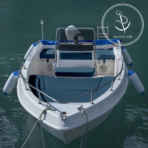 Naugahyde® All American Regimental Blue 54" Vinyl Fabric 7 Naugahyde® All American Regimental Blue 54" Vinyl Fabric - Image 5