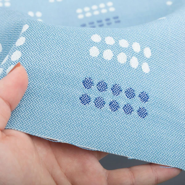 Outdura® Jot Dot Electric Blue 54" Upholstery Fabric (12400) 5 Outdura® Jot Dot Electric Blue 54" Upholstery Fabric (12400) - Image 3