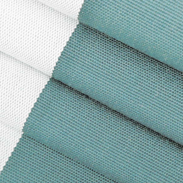 Outdura® Kinzie Aqua 54" Upholstery Fabric (7055) 4 Outdura® Kinzie Aqua 54" Upholstery Fabric (7055) - Image 2