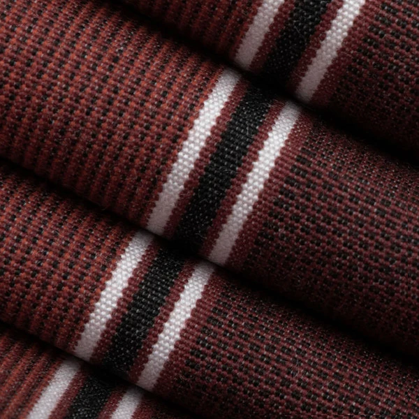 Sattler® Stripes Syrah 47" Awning Fabric (320446) 4 Sattler® Stripes Syrah 47" Awning Fabric (320446) - Image 2