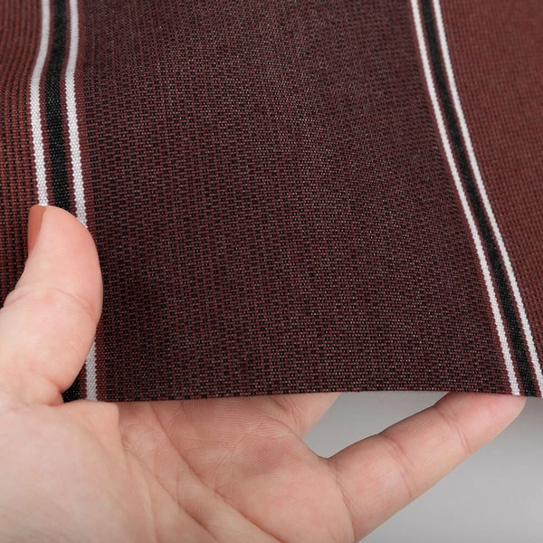 Sattler® Stripes Syrah 47" Awning Fabric (320446) 5 Sattler® Stripes Syrah 47" Awning Fabric (320446) - Image 3