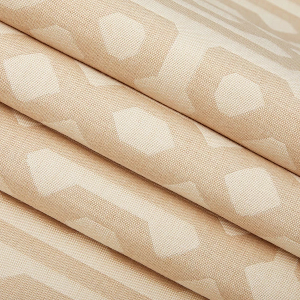 Sunbrella® 45991-0001 Fretwork Flax 54" Upholstery Fabric 4 Sunbrella® 45991-0001 Fretwork Flax 54" Upholstery Fabric - Image 2