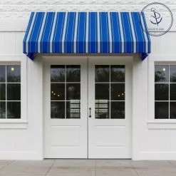 Sunbrella® Awning Stripe 4755-0000 Pacific Blue Fancy 46" Fabric -Hot Sale Fabric Store Sunbrella 4755 0000 Pacific Blue Fancy 46 72