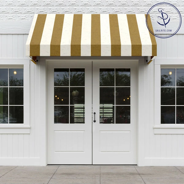 Sunbrella® Awning Stripe 4762-0000 Era Cornsilk 46" Fabric 7 Sunbrella® Awning Stripe 4762-0000 Era Cornsilk 46" Fabric - Image 5