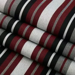 Sunbrella® Awning Stripe 4798-0000 Burgundy Black White 46" Fabric -Hot Sale Fabric Store Sunbrella 4798 0000 Burgundy Black White Stripe 46 Awning Stripe 2