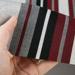 Sunbrella® Awning Stripe 4798-0000 Burgundy Black White 46" Fabric -Hot Sale Fabric Store Sunbrella 4798 0000 Burgundy Black White Stripe 46 Awning Stripe 4