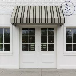 Sunbrella® Awning Stripe 4799-0000 Grey/Black/White 46" Fabric -Hot Sale Fabric Store Sunbrella 4799 0000 Grey Black White Stripe 46 Signature Series Awning Stripe 707