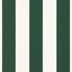 Sunbrella® Awning Stripe 4806-0000 Beaufort Forest Green/Natural 6 Bar 46" Fabric
