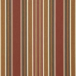 Sunbrella® Awning Stripe 4813-0000 Eastland Redwood 46" Fabric