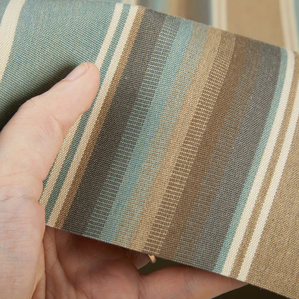 Sunbrella® Awning Stripe 4868-0000 Kiawah Spa 46" Fabric 6 Sunbrella® Awning Stripe 4868-0000 Kiawah Spa 46" Fabric - Image 4