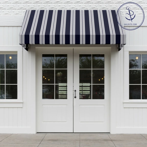 Sunbrella® Awning Stripe 4902-0000 Captain Navy/Natural Classic 46" Fabric 8 Sunbrella® Awning Stripe 4902-0000 Captain Navy/Natural Classic 46" Fabric - Image 6