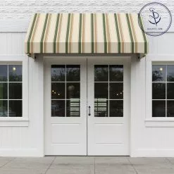 Sunbrella® Awning Stripe 4959-0000 Fern/Heather Beige Block 46" Fabric 12 Sunbrella® Awning Stripe 4959-0000 Fern/Heather Beige Block 46" Fabric -Hot Sale Fabric Store Sunbrella 4959 0000 Fern Heather Beige Block Stripe 46 Signature Series Awning Stripe 707