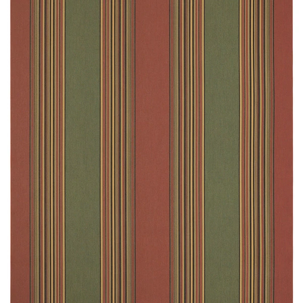 Sunbrella® Awning Stripe 4969-0000 Henna Fern Vintage 46" Fabric 5 Sunbrella® Awning Stripe 4969-0000 Henna Fern Vintage 46" Fabric - Image 3