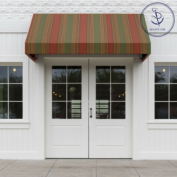 Sunbrella® Awning Stripe 4969-0000 Henna Fern Vintage 46" Fabric 7 Sunbrella® Awning Stripe 4969-0000 Henna Fern Vintage 46" Fabric - Image 5