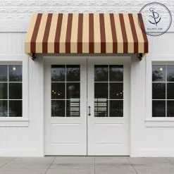 Sunbrella® Awning Stripe 4985-0000 Havelock Brick 46" Fabric -Hot Sale Fabric Store Sunbrella 4985 0000 Havelock Brick 46 Signature Series Awning Stripe 707