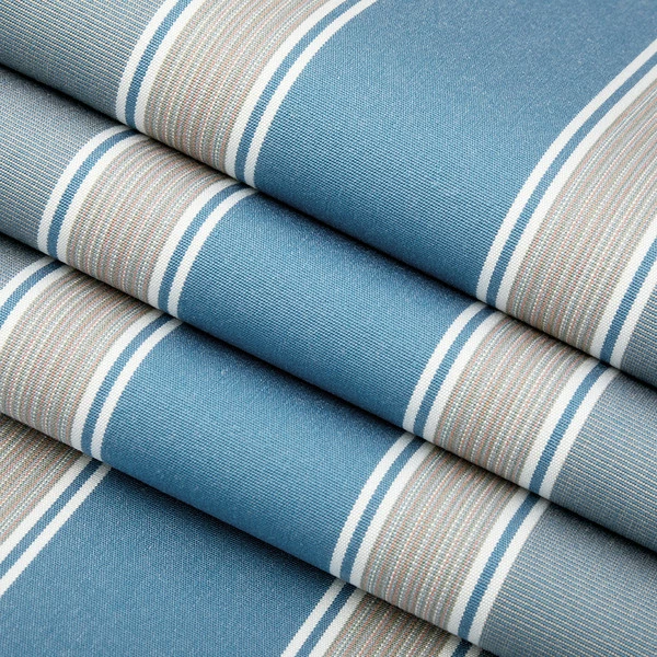 Sunbrella® Awning Stripe 4992-0000 Baycrest Sky 46" Fabric 4 Sunbrella® Awning Stripe 4992-0000 Baycrest Sky 46" Fabric - Image 2
