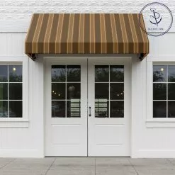 Sunbrella® Awning Stripe 4994-0000 Eastridge Cocoa 46" Fabric -Hot Sale Fabric Store Sunbrella 4994 0000 Eastridge Cocoa 46 Signature Series Awning Stripe 707