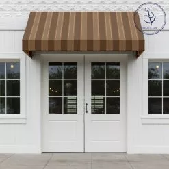 Sunbrella® Awning Stripe 4994-0000 Eastridge Cocoa 46" Fabric -Hot Sale Fabric Store Sunbrella 4994 0000 Eastridge Cocoa 46 Signature Series Awning Stripe 72