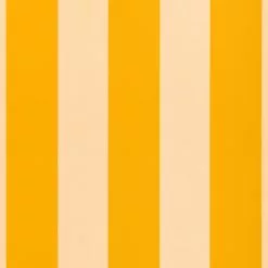 Sunbrella® Awning Stripe 5702-0000 Beaufort Yellow/White 6 Bar 46" Fabric