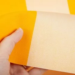 Sunbrella® Awning Stripe 5702-0000 Beaufort Yellow/White 6 Bar 46" Fabric -Hot Sale Fabric Store Sunbrella 5702 0000 Sunflower Yellow White 6 Bar 46 4