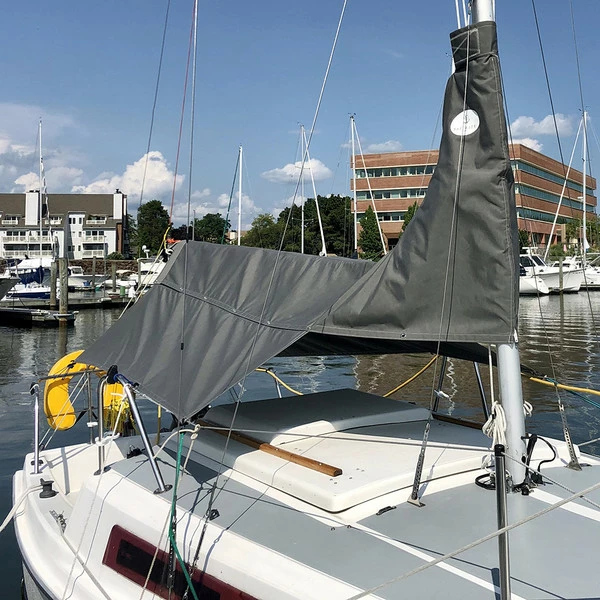 Sunbrella® Marine Grade 6044-0000 Charcoal Grey 60" Fabric 6 Sunbrella® Marine Grade 6044-0000 Charcoal Grey 60" Fabric - Image 4