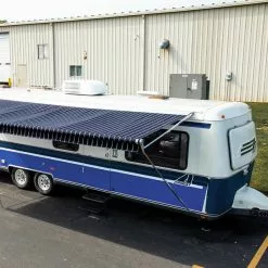 Sunbrella® Awning Stripe 4987-0000 Cooper Navy 46" Fabric -Hot Sale Fabric Store Sunbrella Cooper Navy 46 701